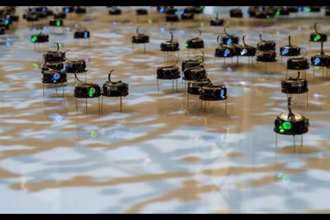 An image showing a "swarm" of robots